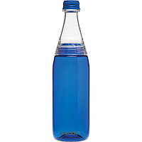 Бутылка для воды "Fresco Twist & Go Bottle", пластик, 700 мл, синий, прозрачный
