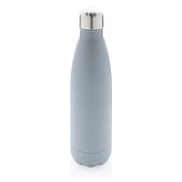 Бутылка для воды "P436.473", металл, 500 мл, серый