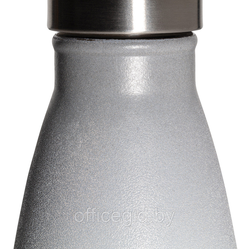Бутылка для воды "P436.473", металл, 500 мл, серый - фото 2 - id-p187028075