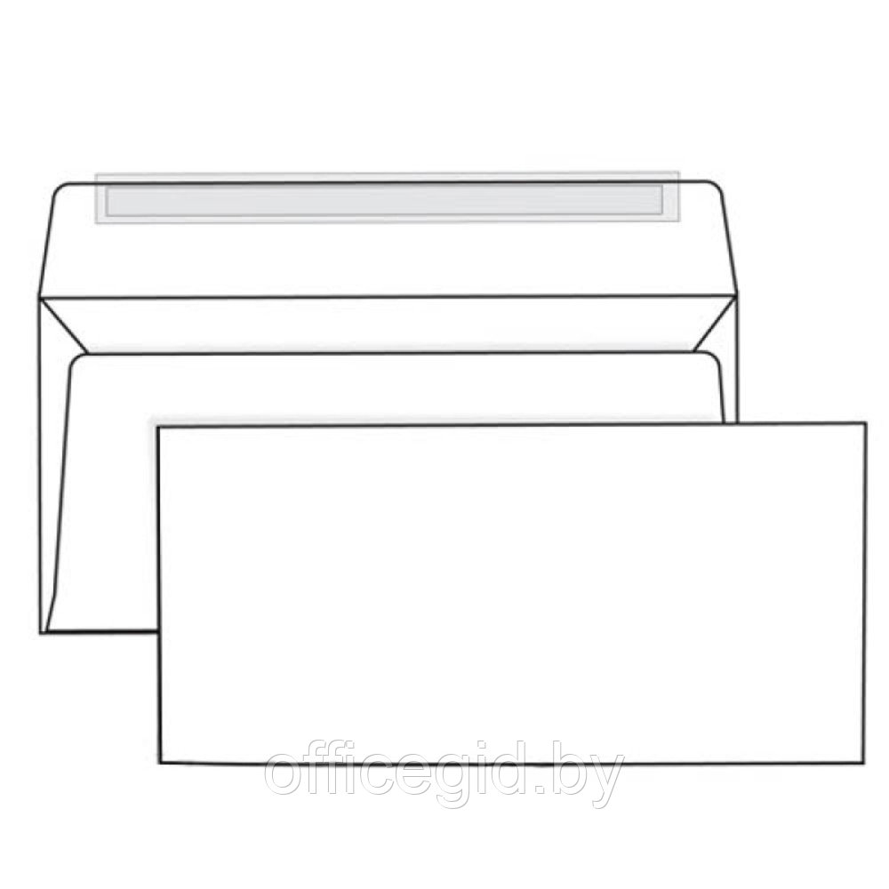 Конверты самоклеящиеся "Куверт" с отрывной лентой, C4, 25 шт, белый - фото 1 - id-p180055967