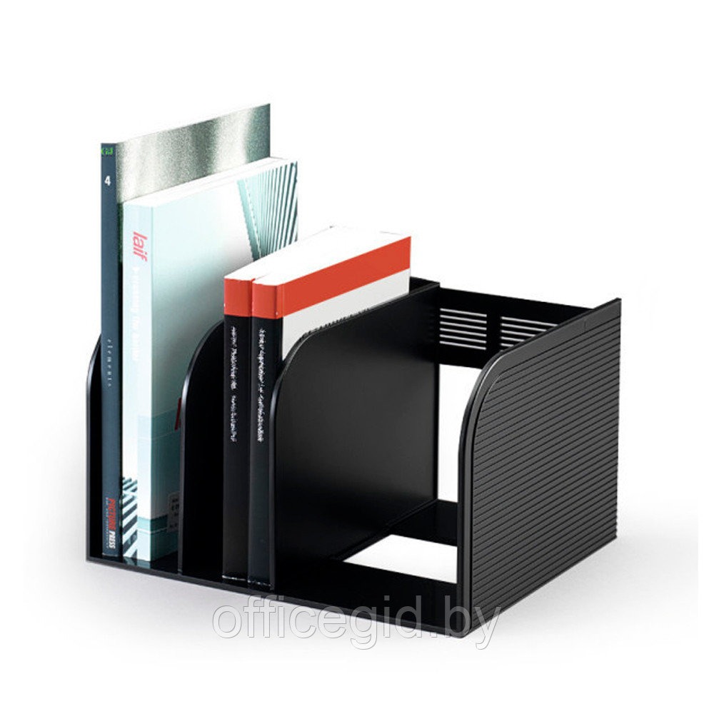 Подставка для каталогов "Optimo", 250x300x180 мм, антрацит - фото 1 - id-p180057049