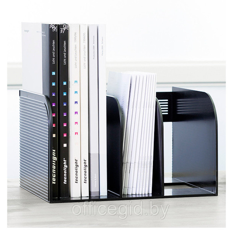 Подставка для каталогов "Optimo", 250x300x180 мм, антрацит - фото 2 - id-p180057049