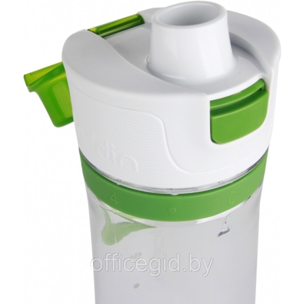 Бутылка для воды "Active Hydration Tracker Bottle", пластик, 800 мл, зеленый, прозрачный - фото 2 - id-p187028084
