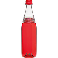 Бутылка для воды "Fresco Twist & Go Bottle", пластик, 700 мл, красный, прозрачный