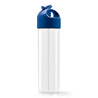 Бутылка для воды "Conley", пластик, 500 мл, королевский синий, прозрачный