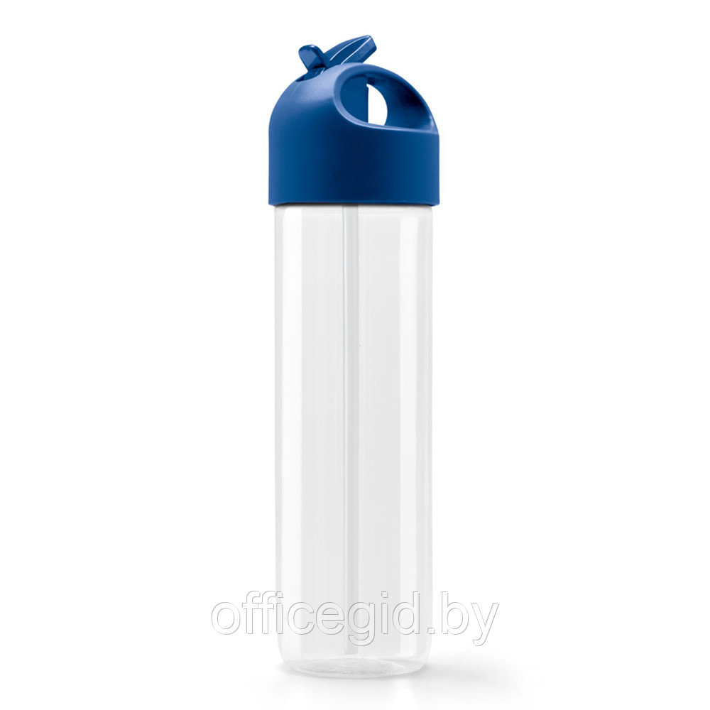 Бутылка для воды "Conley", пластик, 500 мл, королевский синий, прозрачный - фото 1 - id-p187028086