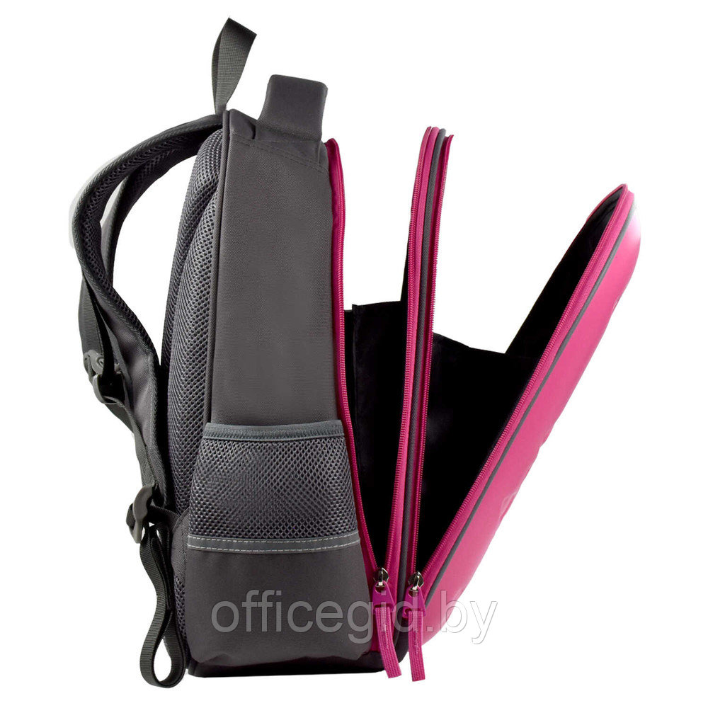 Рюкзак школьный "Заяц", черный, розовый - фото 4 - id-p180648909