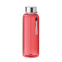 Бутылка для воды "Utah", пластик, 500 мл, прозрачный красный
