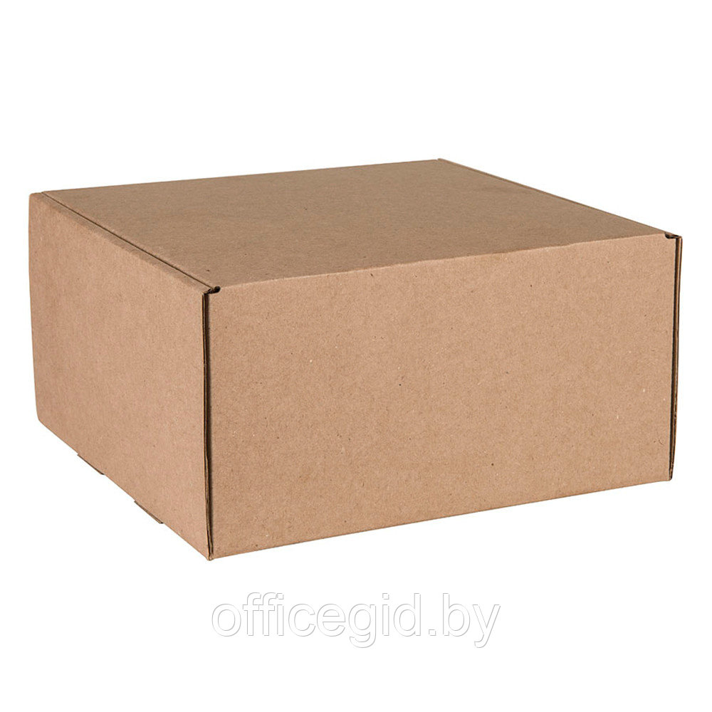 Коробка подарочная "Box", 22x21.5x11 см, коричневый - фото 1 - id-p180056140