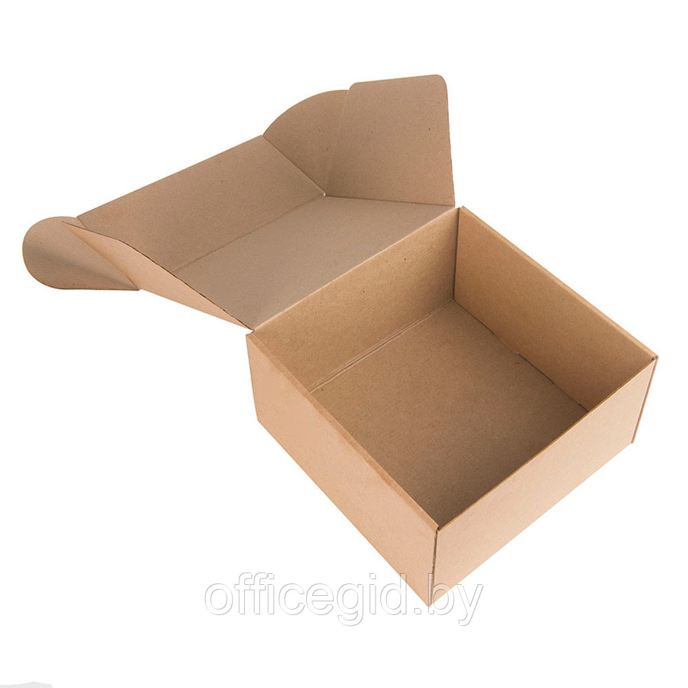 Коробка подарочная "Box", 22x21.5x11 см, коричневый - фото 3 - id-p180056140