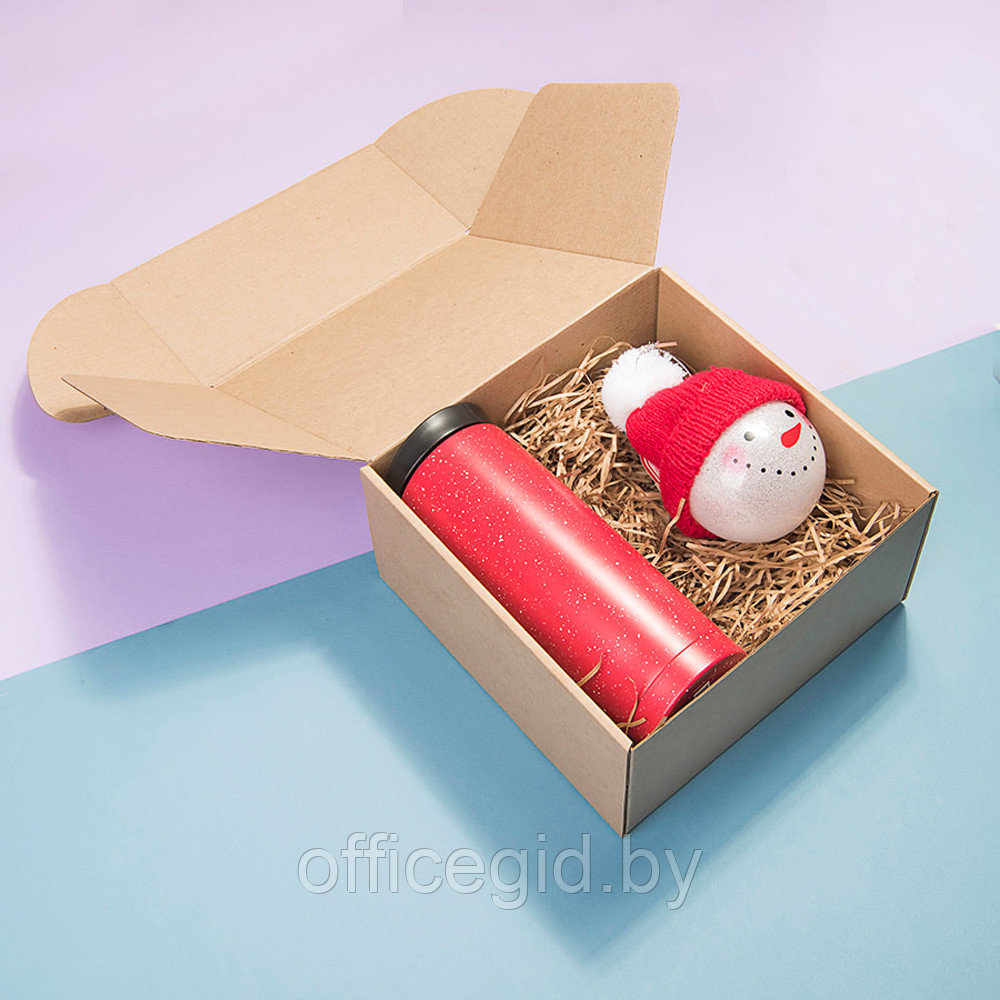 Коробка подарочная "Box", 22x21.5x11 см, коричневый - фото 4 - id-p180056140