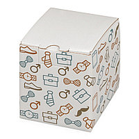 Коробка подарочная "Camo", 8x8x9.8 см, белый