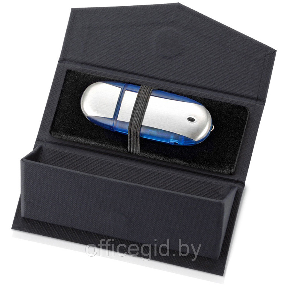 Коробка подарочная "Суджук для флешки", 11x4.5x4 см, темно-синий - фото 3 - id-p180056151
