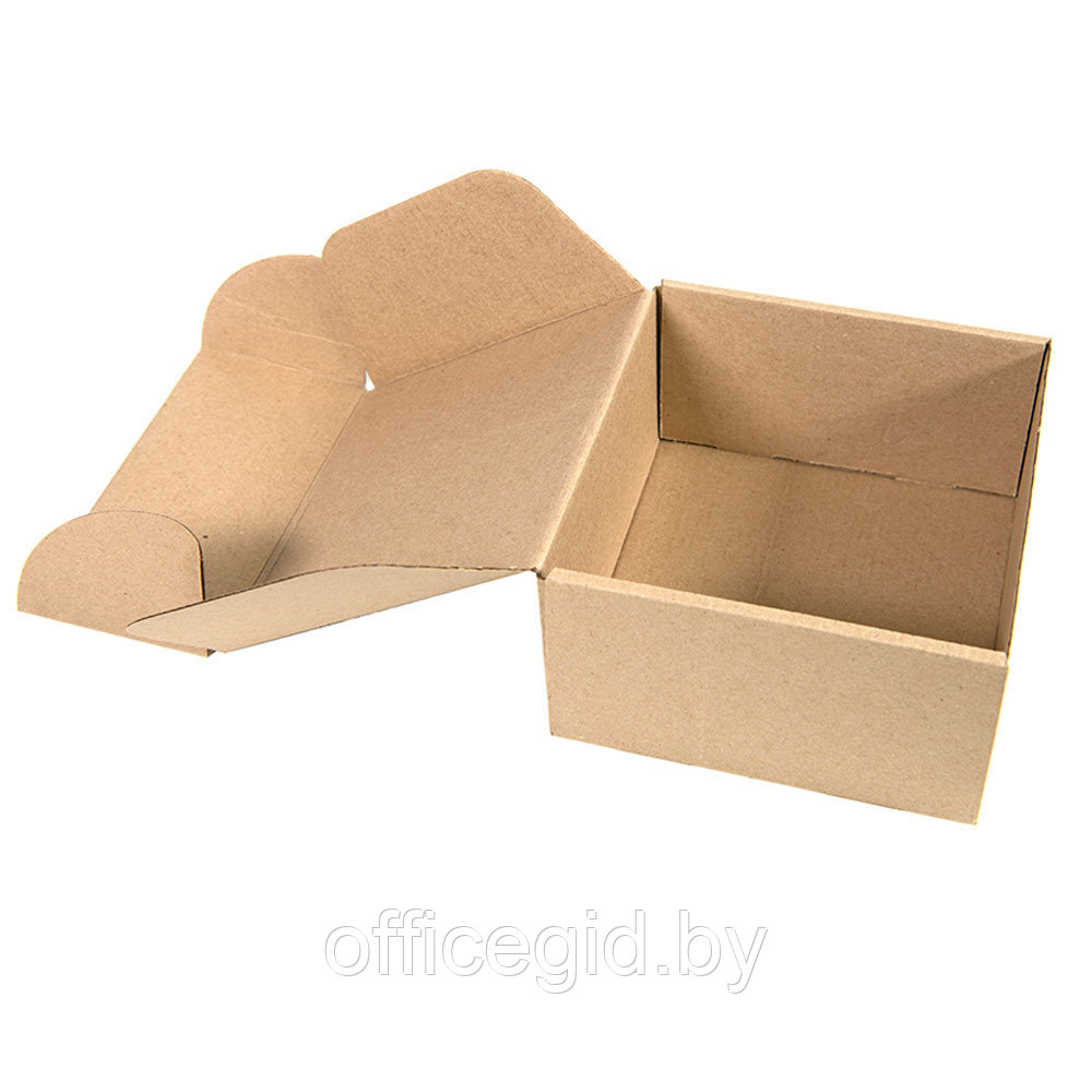 Коробка подарочная "Mini Box", 17.5x15.5x8 см, коричневый - фото 2 - id-p180056143