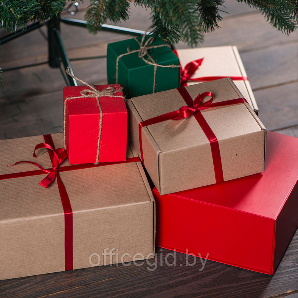 Коробка подарочная "Mini Box", 17.5x15.5x8 см, коричневый - фото 4 - id-p180056143