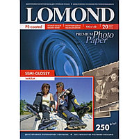 Полуглянцевая тепло-белая (Semi Glossy Warm) микропористая фотобумага для струйной печати "Lomond", A6, 20