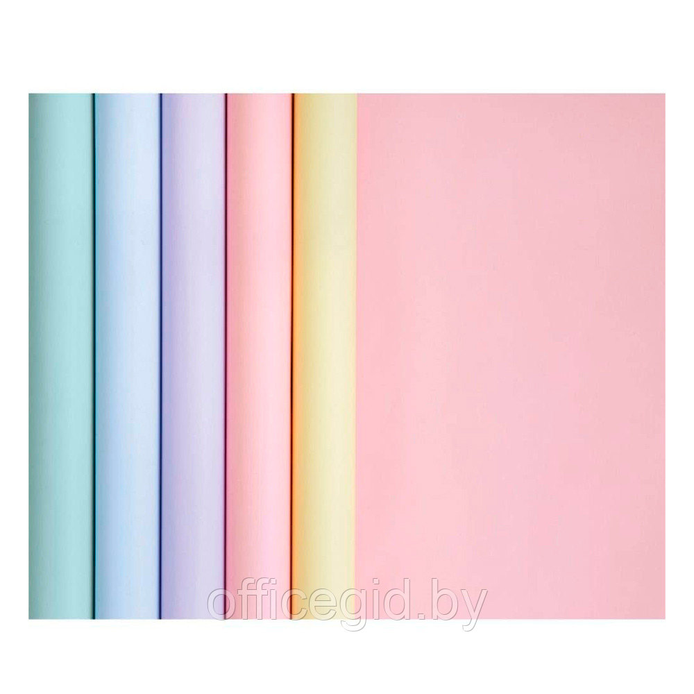 Бумага декоративная в рулоне "Pastel", 5x0.35 м, 80 г/м2, ассорти
