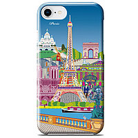 Чехол для iPhone 6S/7/8 "New Paris", пластик, разноцветный