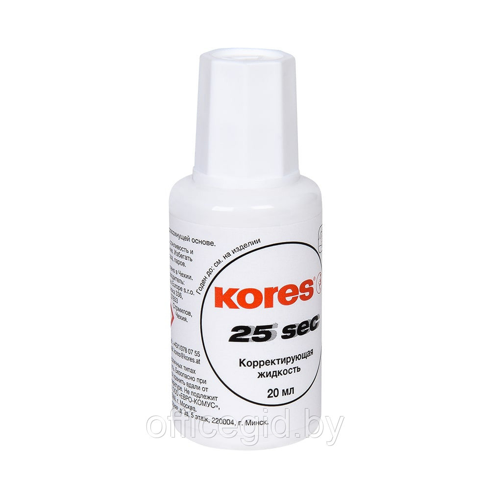 Корректор "Kores fluid econom", жидкость, 20 мл