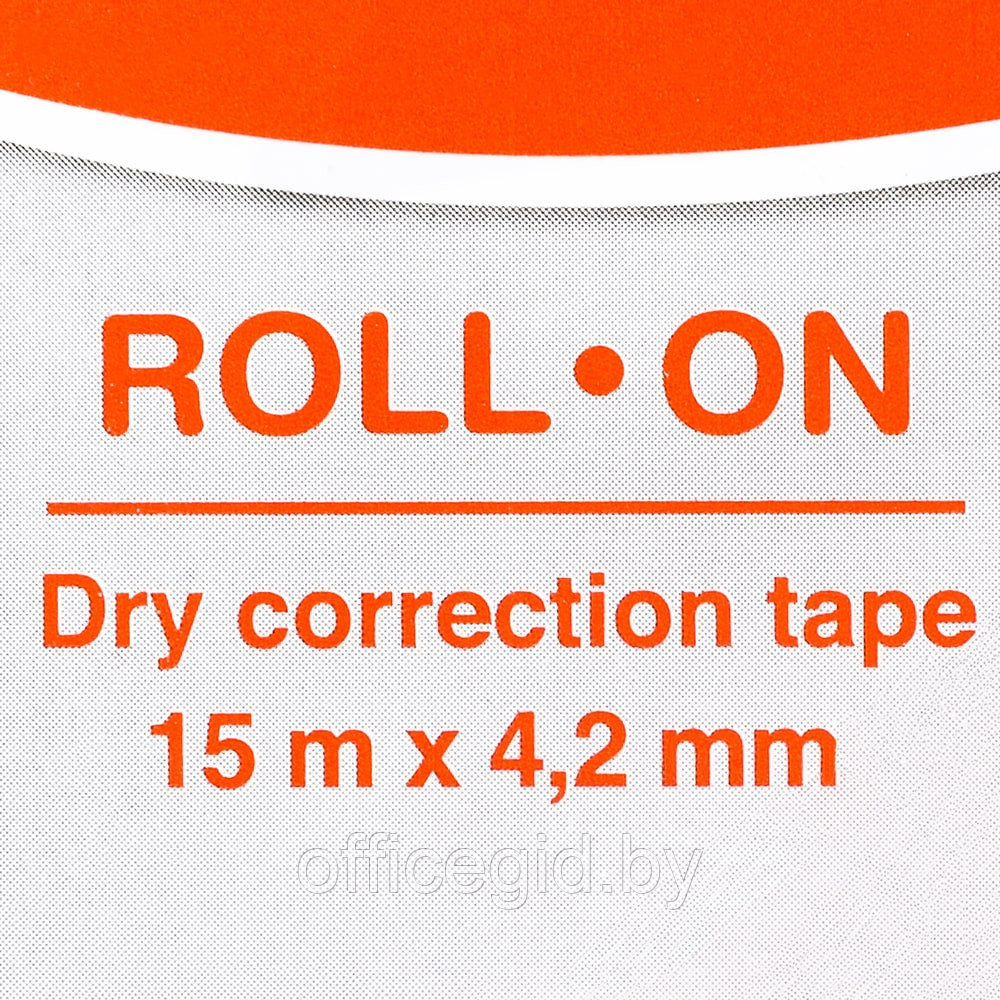Корректирующий роллер "Roll-On", лента, 4.2x15 мм/м - фото 2 - id-p180056350