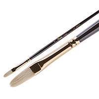 Кисть для рисования "Pinax Artists CLASSIC", щетина, овальная, длинная ручка, №10