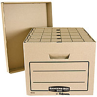 Короб архивный Bankers Box "Basic", 335x445x270, гофрокартон