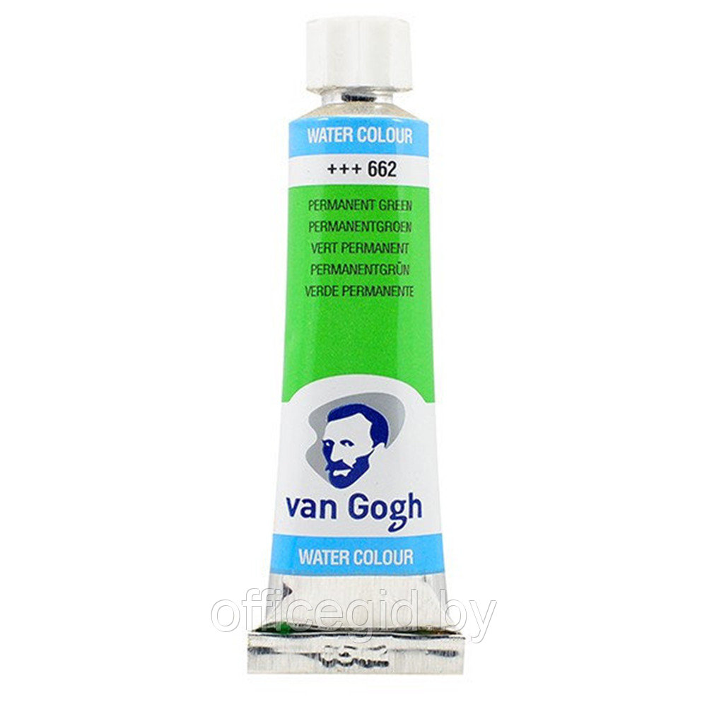 Краски акварельные "Van Gogh", 662 зеленый прочный, 10 мл