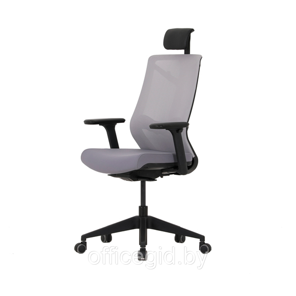 Комплект мебели "Welldesk": cтол двухмоторный, серый, столешница сосна натуральная + кресло "Nature ll" - фото 2 - id-p180586157