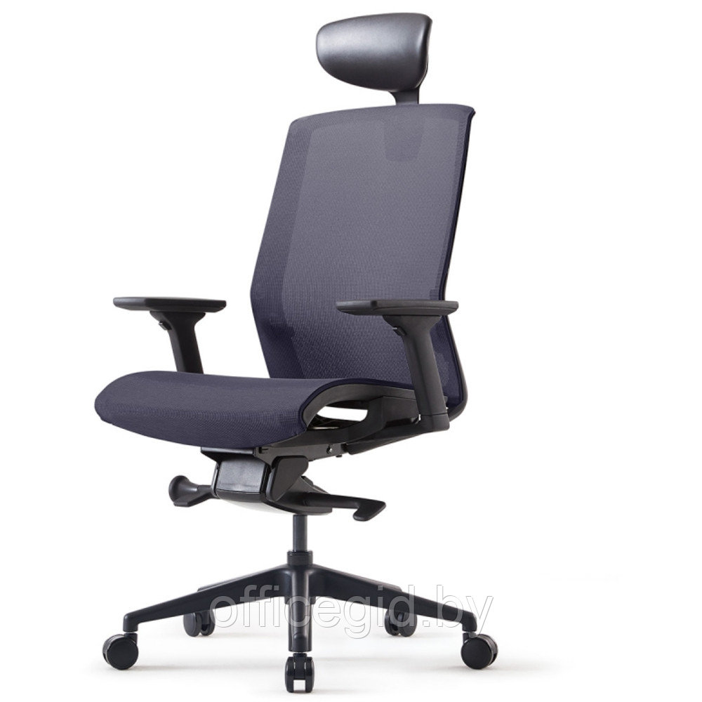 Комплект мебели "Welldesk": cтол одномоторный, черный, столешница ясень шимо + кресло "BESTUHL J15" - фото 2 - id-p180055278