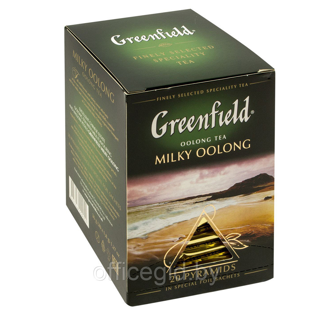 Чай "Greenfield" Milky Oolong, 20 пакетиков x1.8 г, зеленый - фото 1 - id-p180055691