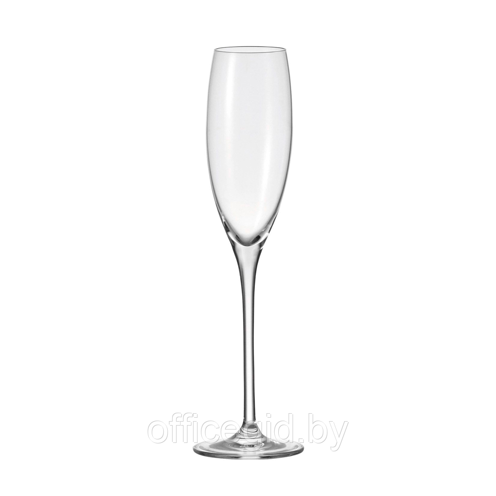 Бокал стеклянный для шампанского «Cheers», 220 мл, 6 шт/упак - фото 1 - id-p187028177