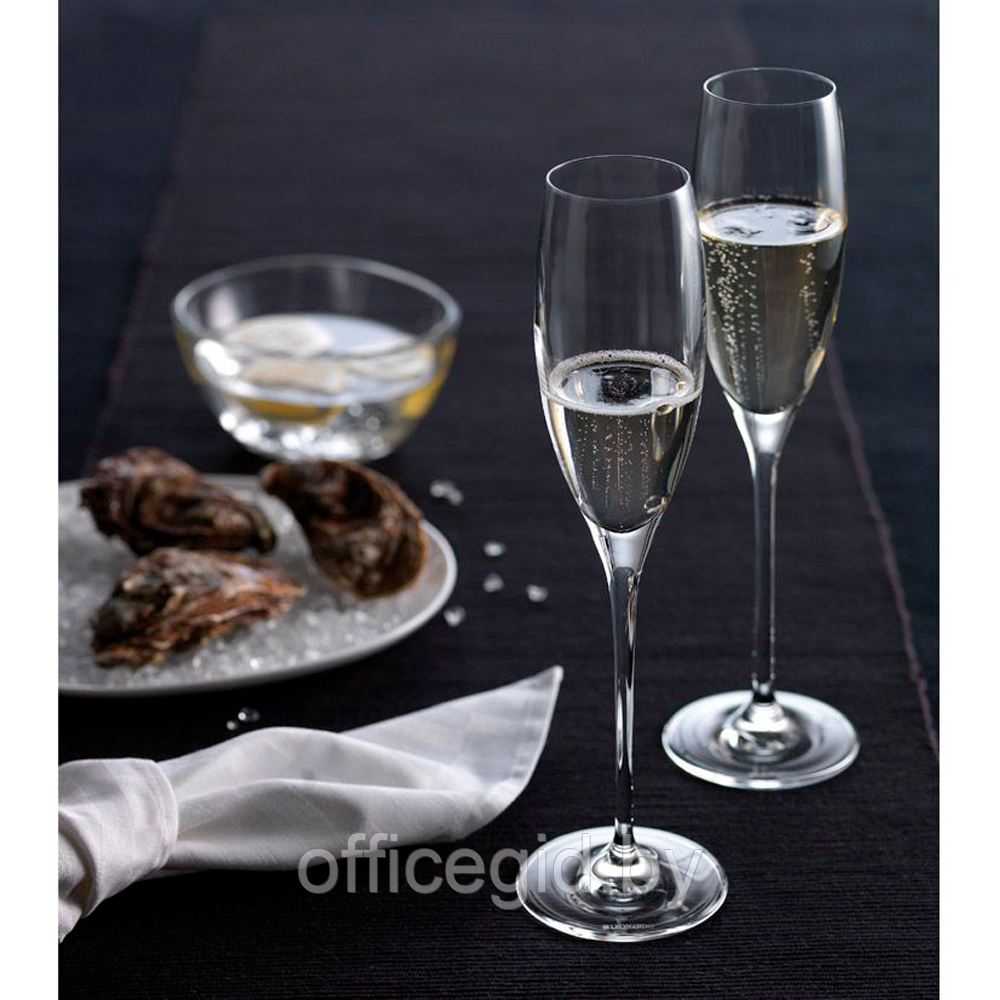 Бокал стеклянный для шампанского «Cheers», 220 мл, 6 шт/упак - фото 2 - id-p187028177