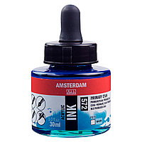 Жидкий акрил "Amsterdam", 572 голубой основной, 30 мл