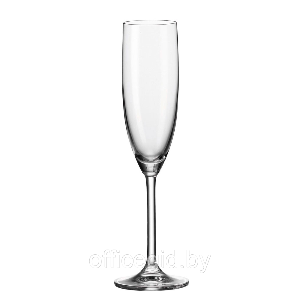 Бокал стеклянный для шампанского «Daily», 200 мл, 6 шт/упак - фото 1 - id-p180649039