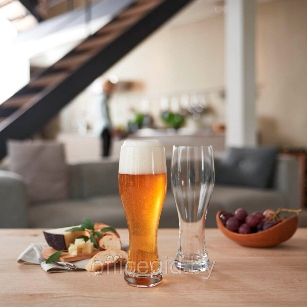 Набор бокалов для пива "Taverna", стекло, 330 мл, прозрачный - фото 4 - id-p180649037
