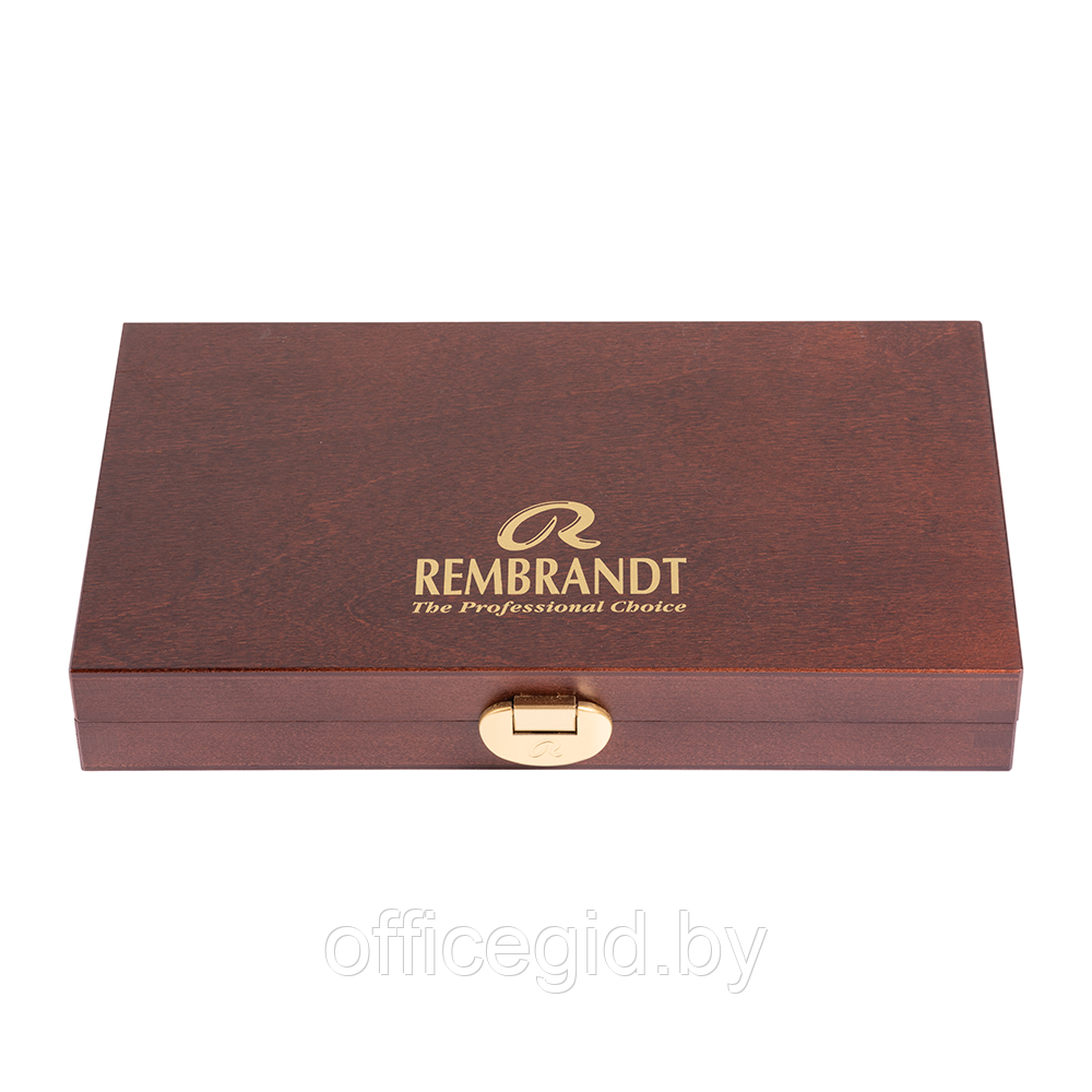 Набор красок акварельных "Rembrandt" в тубах, 12 цветов, деревянная коробка - фото 4 - id-p187159996