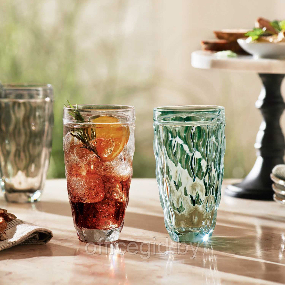 Набор стаканов "Brindisi", стекло, 370 мл, 6 шт, серый - фото 3 - id-p187028190