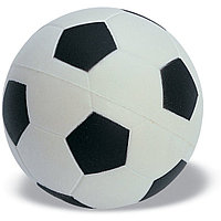 Антистресс "Футбольный мяч", белый, черный