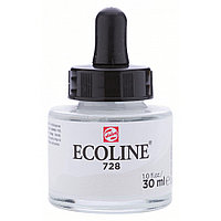 Жидкая акварель "ECOLINE", 728 теплый серый светлый, 30 мл