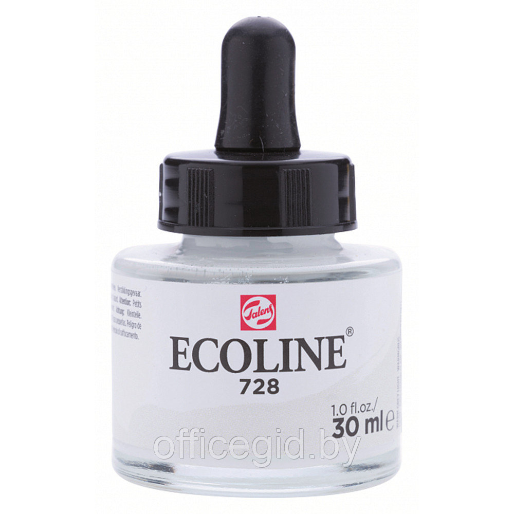 Жидкая акварель "ECOLINE", 728 теплый серый светлый, 30 мл - фото 1 - id-p187160076