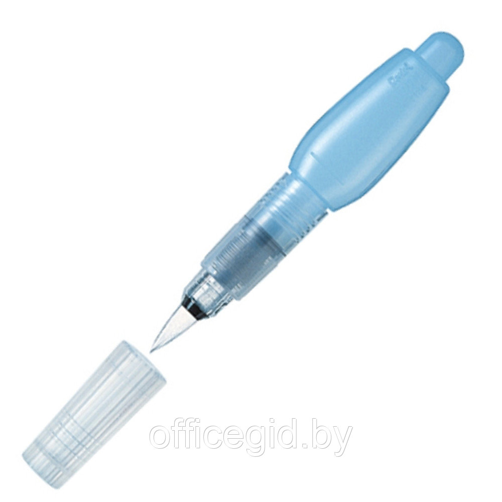 Кисть "Aqua Brush Mini" средняя, прозрачный, голубой
