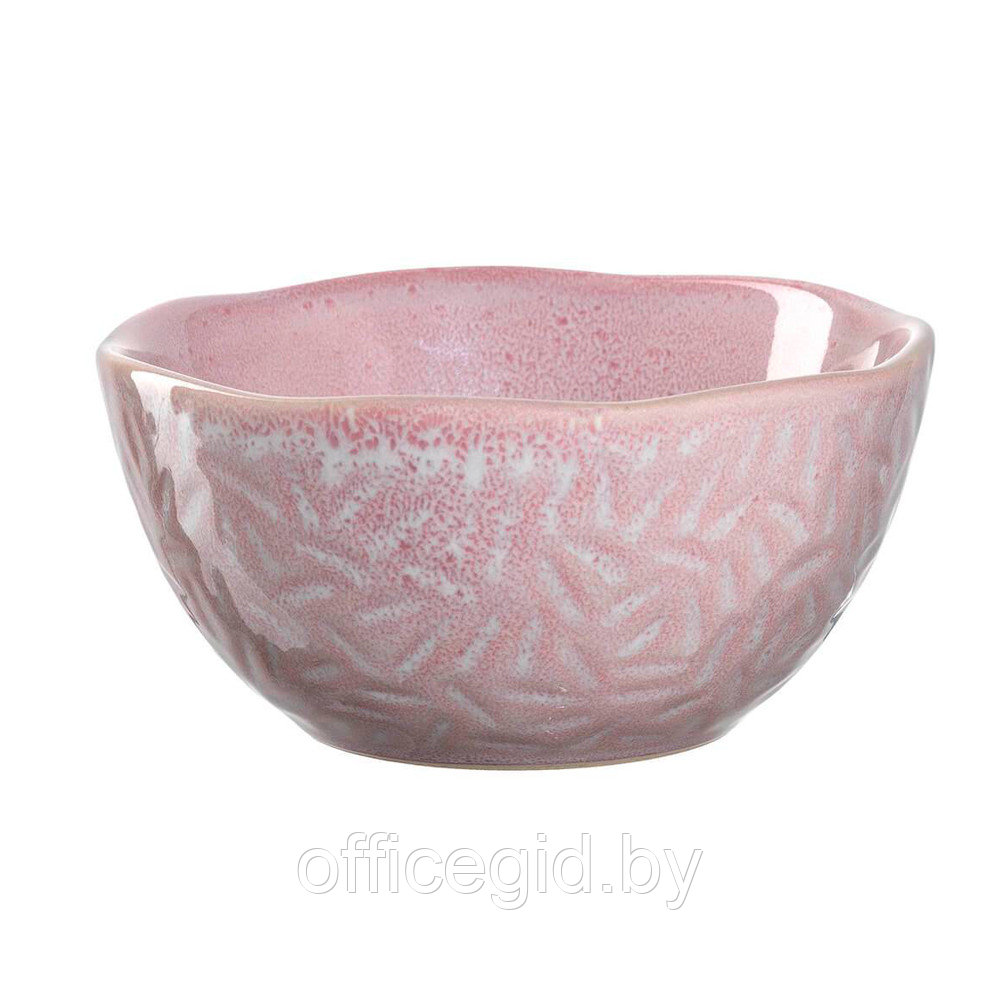 Чаша "Matera", керамика, 12 см, розовый