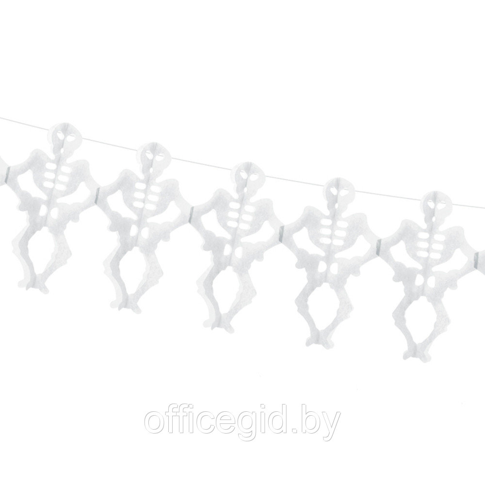 Гирлянда тканевая "Skeletons", 3 м, белая - фото 3 - id-p180059268