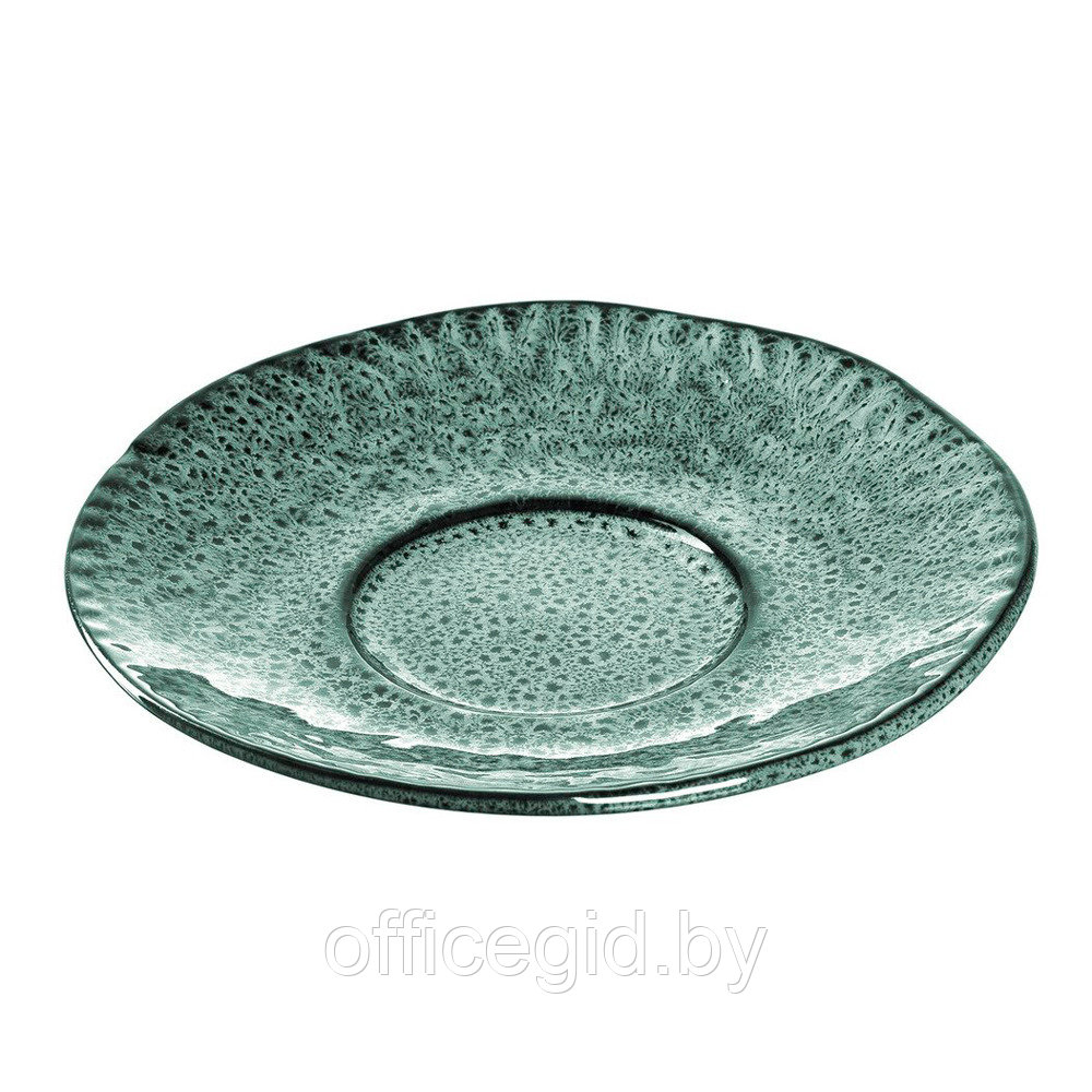 Тарелка "Matera", керамика, 15 см, зеленый - фото 1 - id-p187028286
