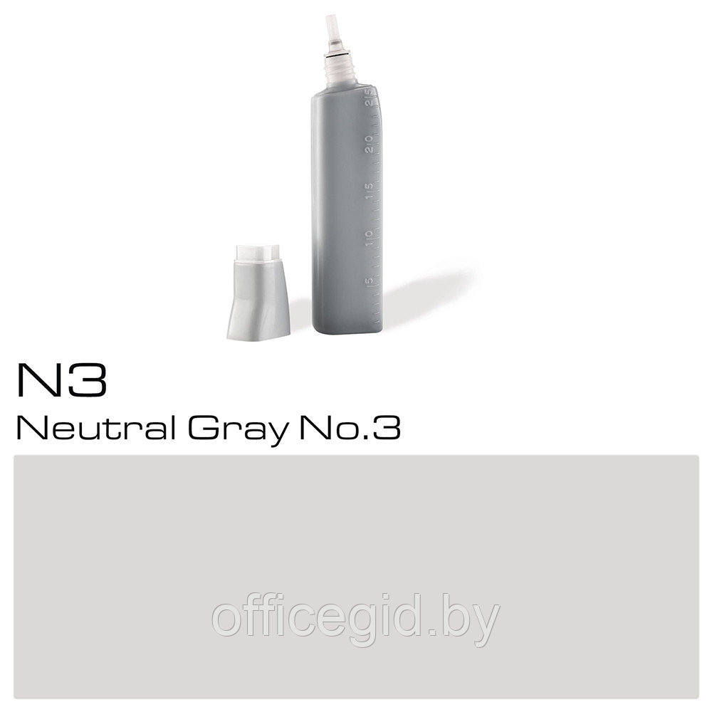 Чернила для заправки маркеров "Copic", N-3 нейтральный серый №3 - фото 1 - id-p187161478