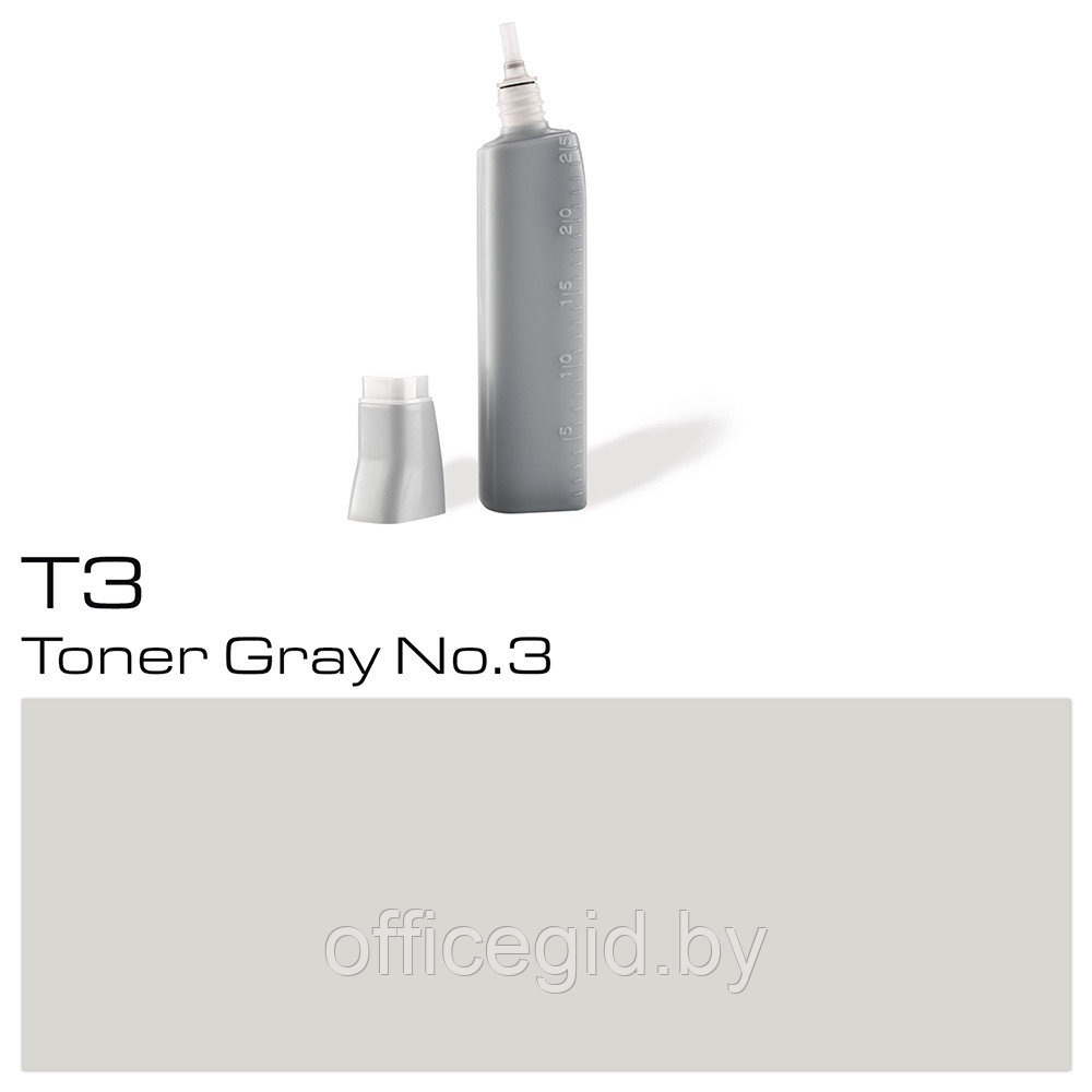 Чернила для заправки маркеров "Copic", T-3 серый 3 - фото 1 - id-p187161488