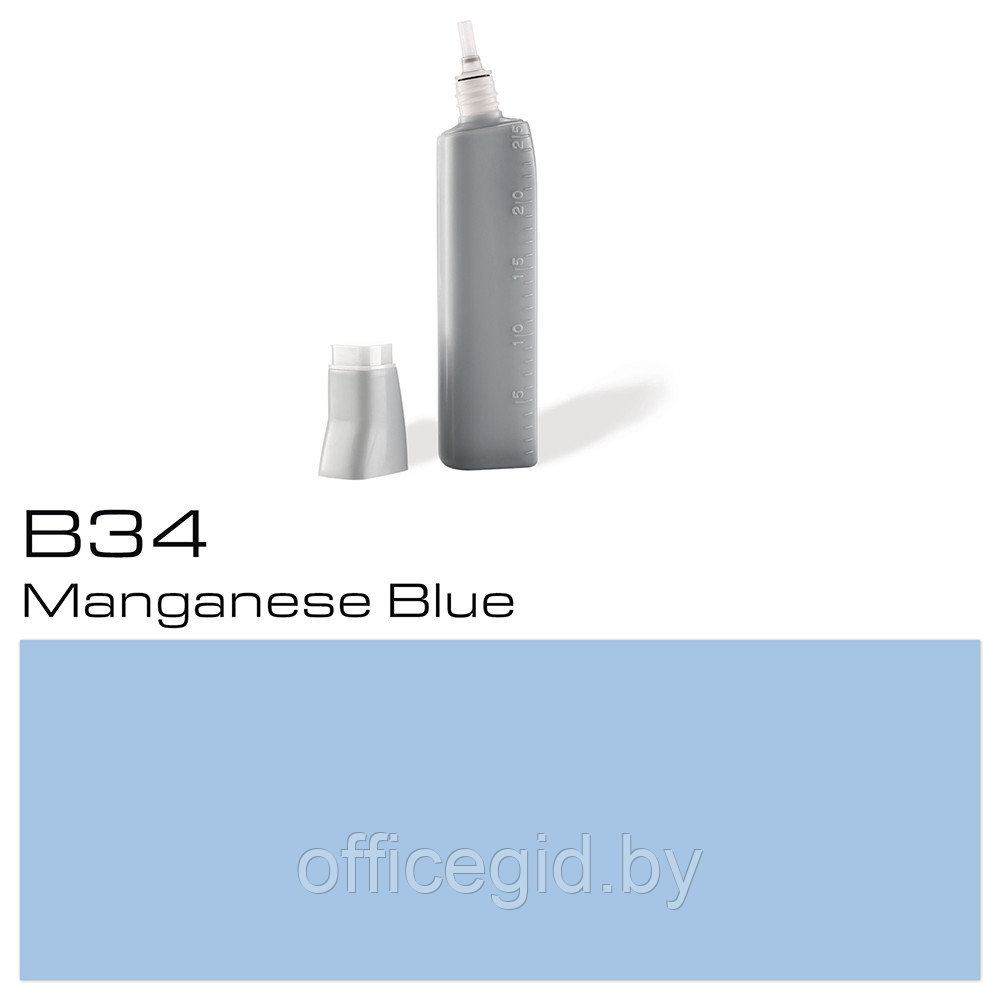 Чернила для заправки маркеров "Copic", B-34 марганцево-синий - фото 1 - id-p187161493