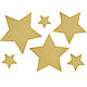 Подвеска декоративная "Звезды", 6 шт, золотистый, фото 4