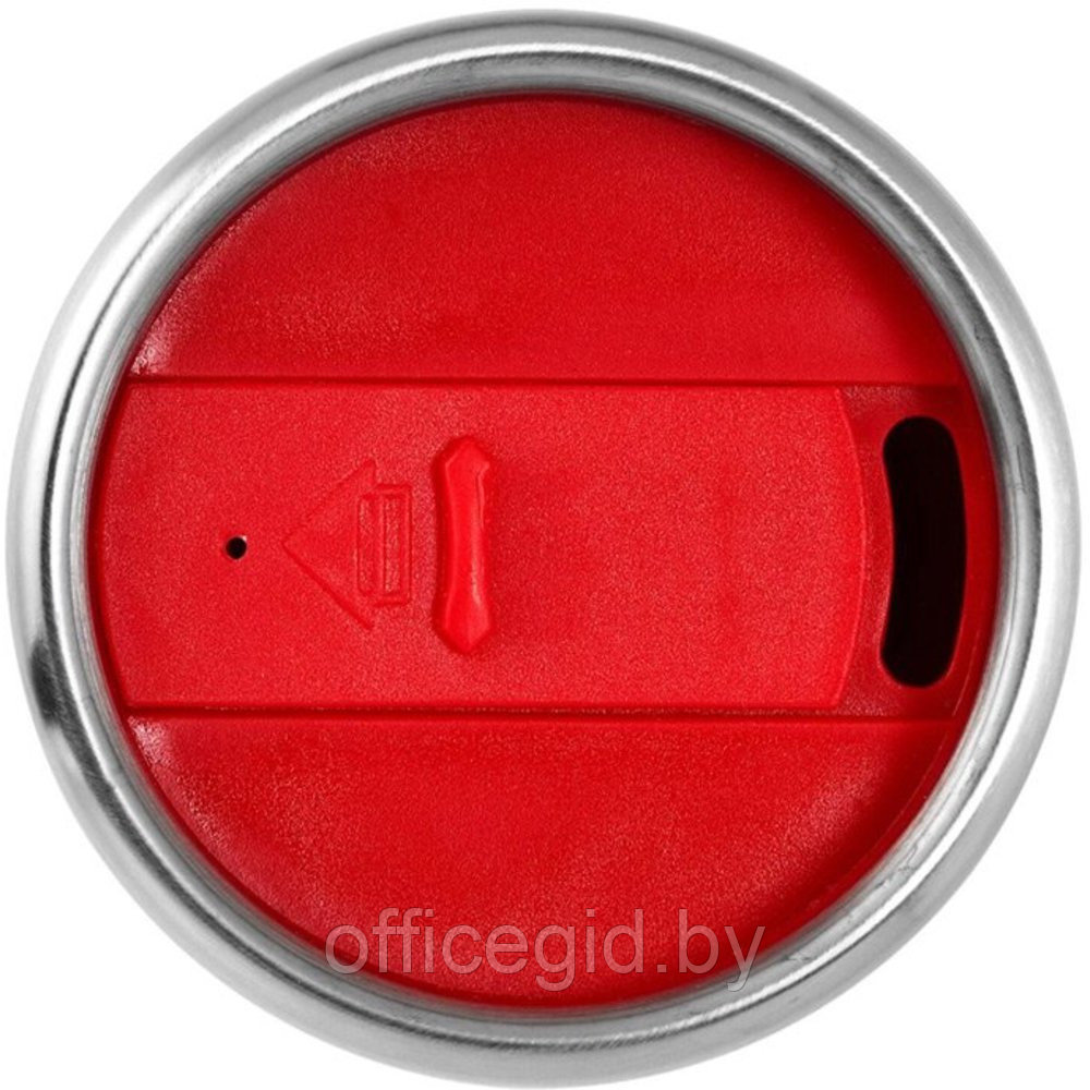 Кружка термическая "Elwood", металл, пластик, 470 мл, серебристый, красный - фото 2 - id-p187027684