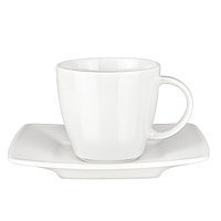 Чашка с блюдцем "Maxim Espresso Set", фарфор, 80 мл, белый